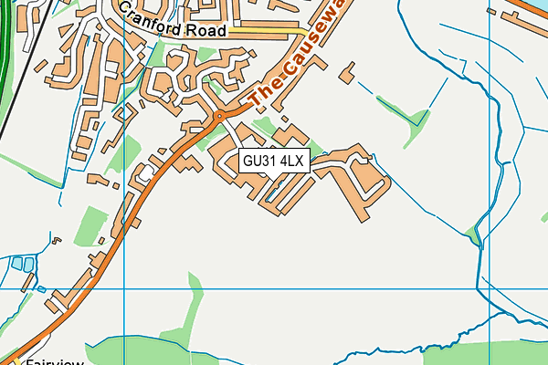GU31 4LX map - OS VectorMap District (Ordnance Survey) GU31 4LX map - OS VectorMap District (Ordnance Survey)