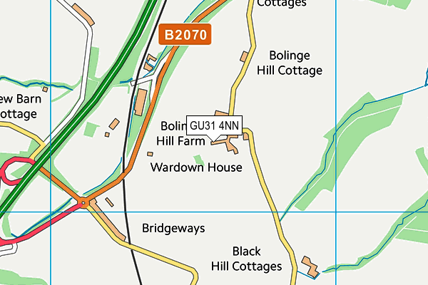 GU31 4NN map - OS VectorMap District (Ordnance Survey) GU31 4NN map - OS VectorMap District (Ordnance Survey)