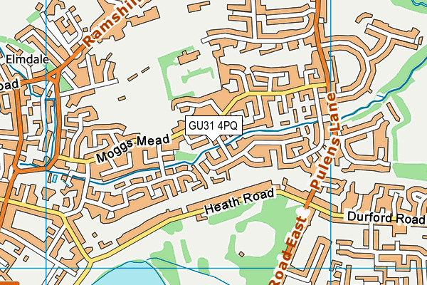 GU31 4PQ map - OS VectorMap District (Ordnance Survey) GU31 4PQ map - OS VectorMap District (Ordnance Survey)