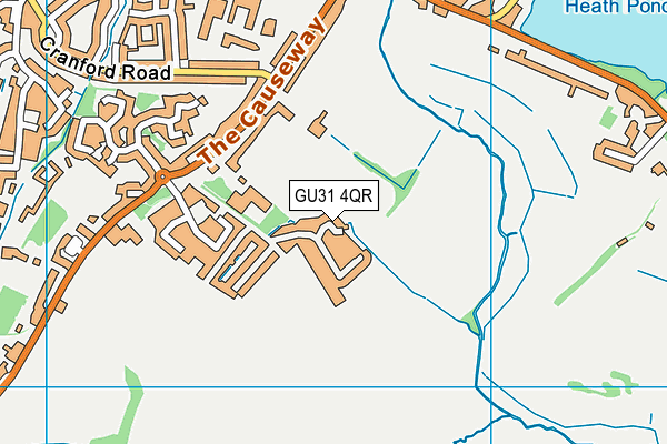 GU31 4QR map - OS VectorMap District (Ordnance Survey) GU31 4QR map - OS VectorMap District (Ordnance Survey)