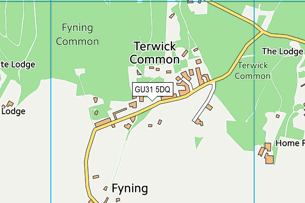 GU31 5DQ map - OS VectorMap District (Ordnance Survey) GU31 5DQ map - OS VectorMap District (Ordnance Survey)