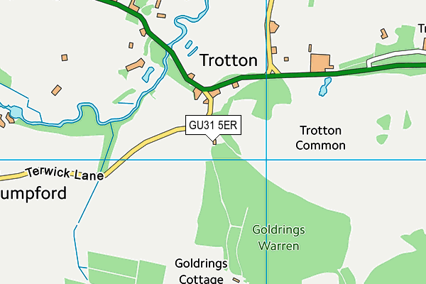 GU31 5ER map - OS VectorMap District (Ordnance Survey) GU31 5ER map - OS VectorMap District (Ordnance Survey)