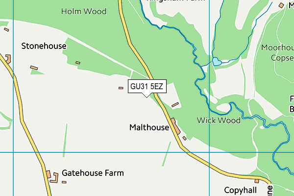 GU31 5EZ map - OS VectorMap District (Ordnance Survey) GU31 5EZ map - OS VectorMap District (Ordnance Survey)