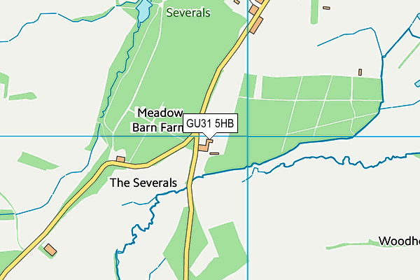 GU31 5HB map - OS VectorMap District (Ordnance Survey) GU31 5HB map - OS VectorMap District (Ordnance Survey)