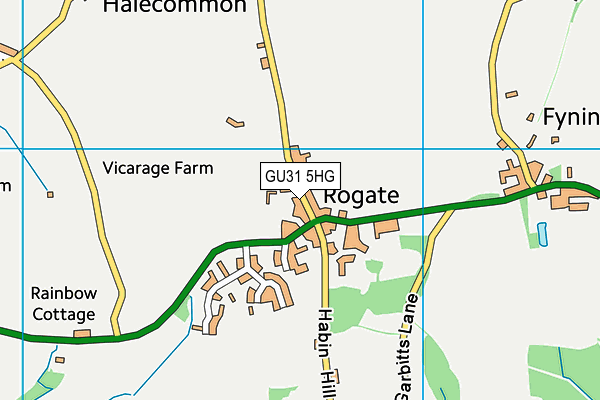 GU31 5HG map - OS VectorMap District (Ordnance Survey) GU31 5HG map - OS VectorMap District (Ordnance Survey)