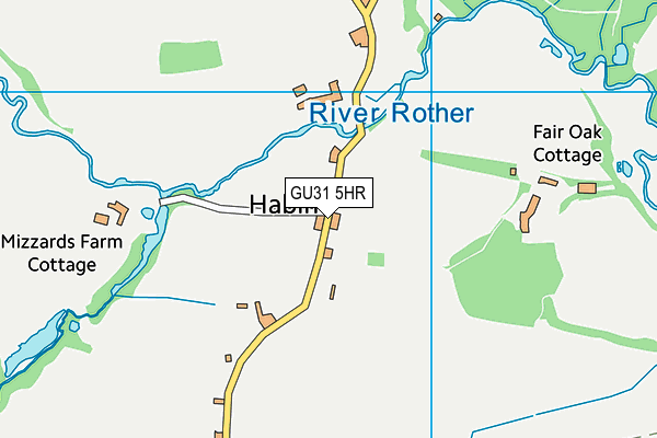 GU31 5HR map - OS VectorMap District (Ordnance Survey) GU31 5HR map - OS VectorMap District (Ordnance Survey)