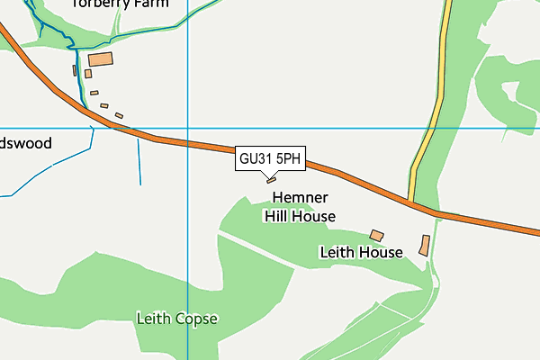 GU31 5PH map - OS VectorMap District (Ordnance Survey) GU31 5PH map - OS VectorMap District (Ordnance Survey)