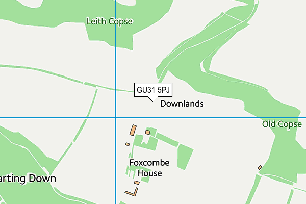 GU31 5PJ map - OS VectorMap District (Ordnance Survey) GU31 5PJ map - OS VectorMap District (Ordnance Survey)