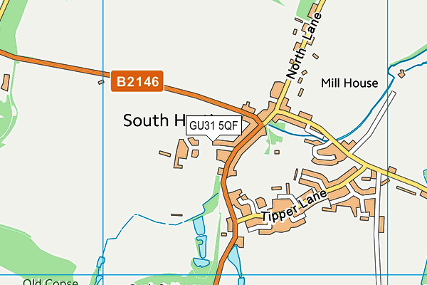 GU31 5QF map - OS VectorMap District (Ordnance Survey) GU31 5QF map - OS VectorMap District (Ordnance Survey)