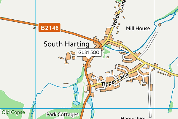 GU31 5QQ map - OS VectorMap District (Ordnance Survey) GU31 5QQ map - OS VectorMap District (Ordnance Survey)
