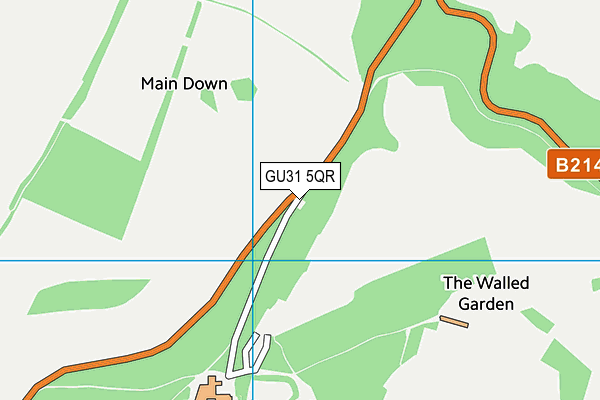GU31 5QR map - OS VectorMap District (Ordnance Survey) GU31 5QR map - OS VectorMap District (Ordnance Survey)