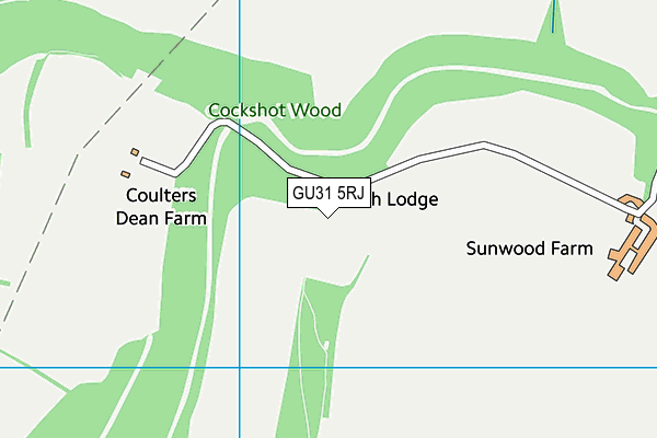 GU31 5RJ map - OS VectorMap District (Ordnance Survey) GU31 5RJ map - OS VectorMap District (Ordnance Survey)