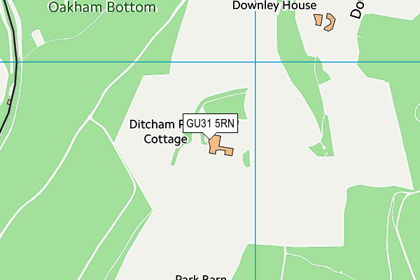 GU31 5RN map - OS VectorMap District (Ordnance Survey) GU31 5RN map - OS VectorMap District (Ordnance Survey)
