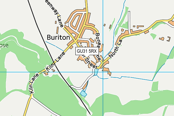 GU31 5RX map - OS VectorMap District (Ordnance Survey) GU31 5RX map - OS VectorMap District (Ordnance Survey)