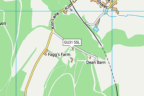 GU31 5SL map - OS VectorMap District (Ordnance Survey) GU31 5SL map - OS VectorMap District (Ordnance Survey)