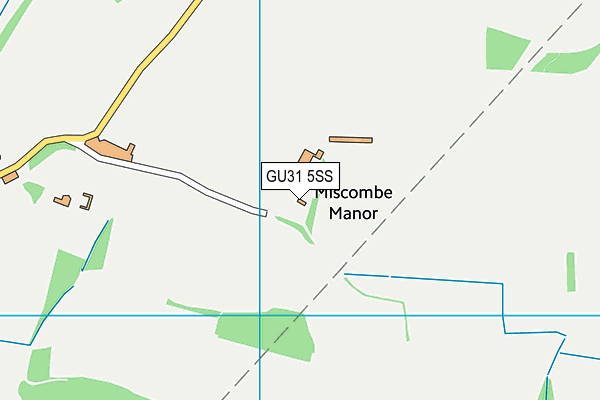 GU31 5SS map - OS VectorMap District (Ordnance Survey) GU31 5SS map - OS VectorMap District (Ordnance Survey)