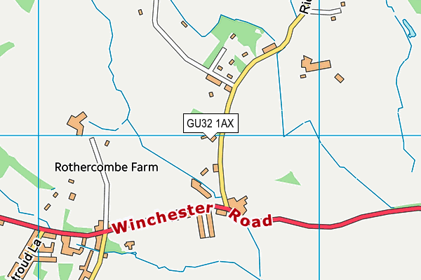 GU32 1AX map - OS VectorMap District (Ordnance Survey) GU32 1AX map - OS VectorMap District (Ordnance Survey)