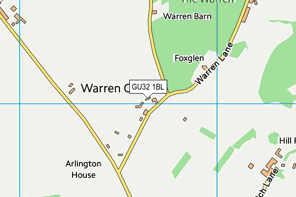 GU32 1BL map - OS VectorMap District (Ordnance Survey) GU32 1BL map - OS VectorMap District (Ordnance Survey)