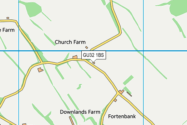GU32 1BS map - OS VectorMap District (Ordnance Survey) GU32 1BS map - OS VectorMap District (Ordnance Survey)