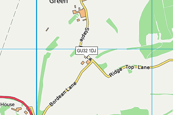 GU32 1DJ map - OS VectorMap District (Ordnance Survey) GU32 1DJ map - OS VectorMap District (Ordnance Survey)