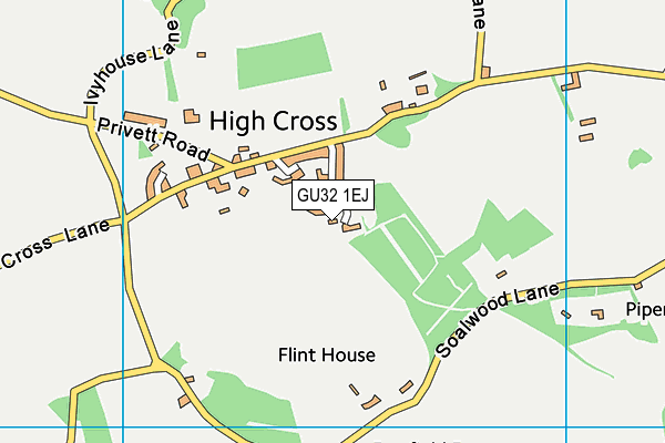 GU32 1EJ map - OS VectorMap District (Ordnance Survey) GU32 1EJ map - OS VectorMap District (Ordnance Survey)