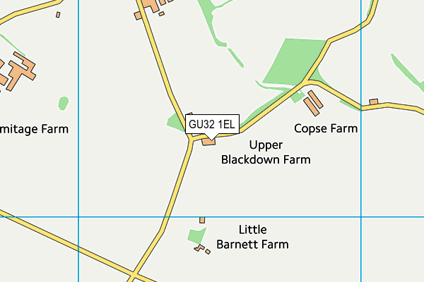 GU32 1EL map - OS VectorMap District (Ordnance Survey) GU32 1EL map - OS VectorMap District (Ordnance Survey)