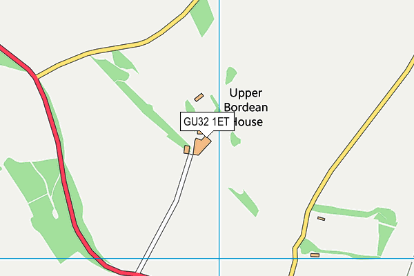 GU32 1ET map - OS VectorMap District (Ordnance Survey) GU32 1ET map - OS VectorMap District (Ordnance Survey)