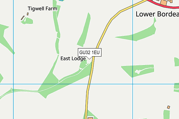 GU32 1EU map - OS VectorMap District (Ordnance Survey) GU32 1EU map - OS VectorMap District (Ordnance Survey)