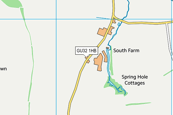 GU32 1HB map - OS VectorMap District (Ordnance Survey) GU32 1HB map - OS VectorMap District (Ordnance Survey)