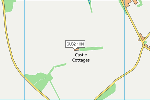GU32 1HN map - OS VectorMap District (Ordnance Survey) GU32 1HN map - OS VectorMap District (Ordnance Survey)