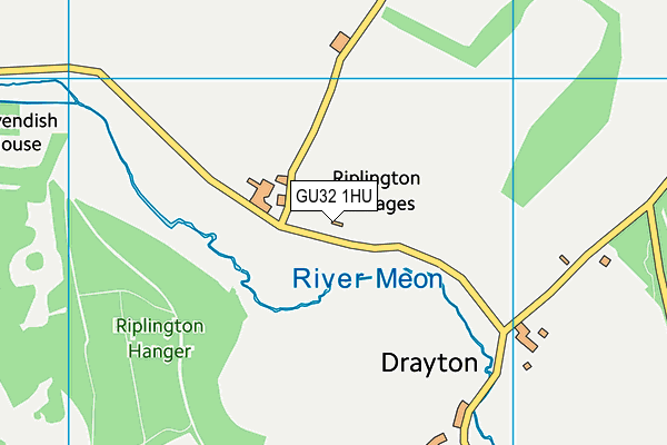 GU32 1HU map - OS VectorMap District (Ordnance Survey) GU32 1HU map - OS VectorMap District (Ordnance Survey)