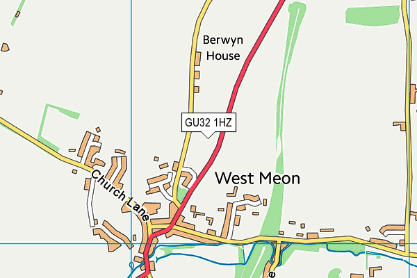 GU32 1HZ map - OS VectorMap District (Ordnance Survey) GU32 1HZ map - OS VectorMap District (Ordnance Survey)