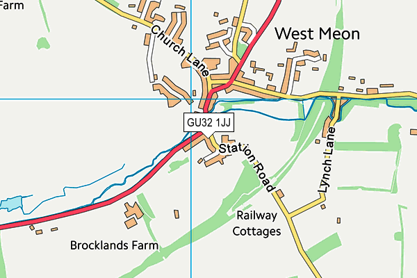 GU32 1JJ map - OS VectorMap District (Ordnance Survey) GU32 1JJ map - OS VectorMap District (Ordnance Survey)