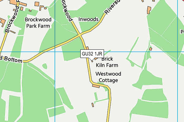 GU32 1JR map - OS VectorMap District (Ordnance Survey) GU32 1JR map - OS VectorMap District (Ordnance Survey)