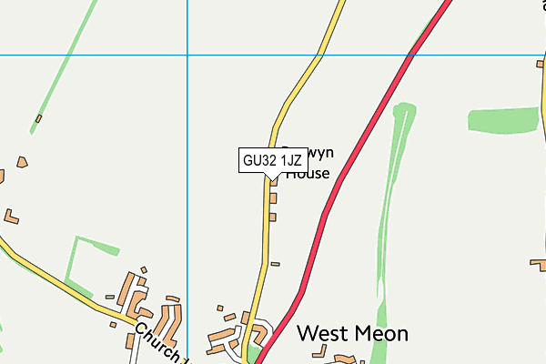 GU32 1JZ map - OS VectorMap District (Ordnance Survey) GU32 1JZ map - OS VectorMap District (Ordnance Survey)
