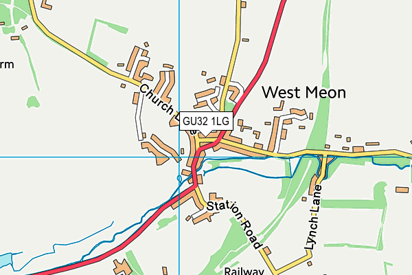 GU32 1LG map - OS VectorMap District (Ordnance Survey) GU32 1LG map - OS VectorMap District (Ordnance Survey)