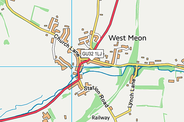 GU32 1LJ map - OS VectorMap District (Ordnance Survey) GU32 1LJ map - OS VectorMap District (Ordnance Survey)