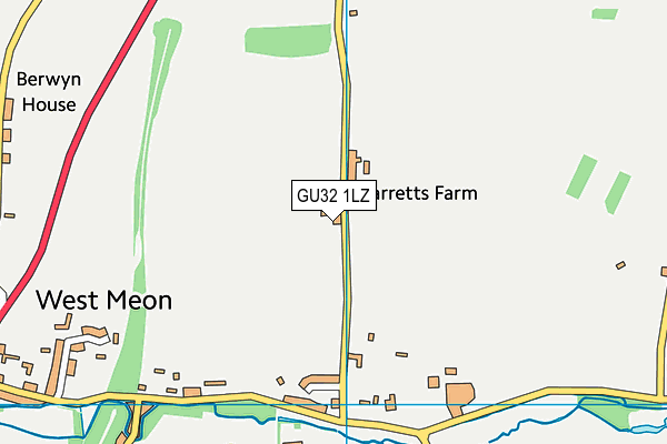 GU32 1LZ map - OS VectorMap District (Ordnance Survey) GU32 1LZ map - OS VectorMap District (Ordnance Survey)