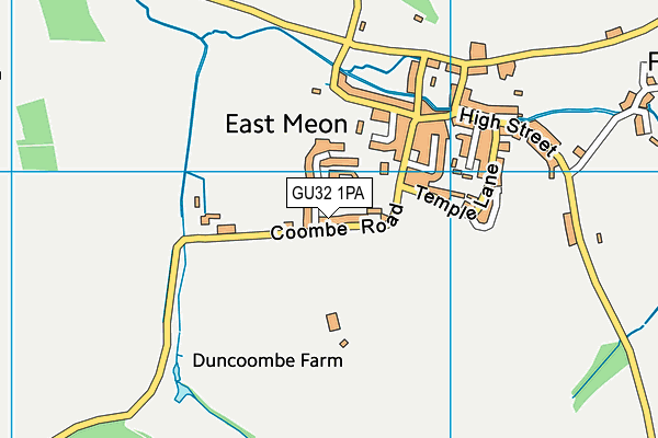 GU32 1PA map - OS VectorMap District (Ordnance Survey)