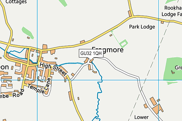 GU32 1QH map - OS VectorMap District (Ordnance Survey) GU32 1QH map - OS VectorMap District (Ordnance Survey)