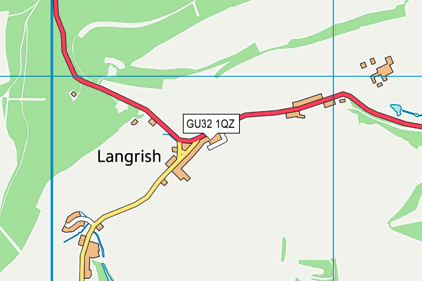 GU32 1QZ map - OS VectorMap District (Ordnance Survey) GU32 1QZ map - OS VectorMap District (Ordnance Survey)