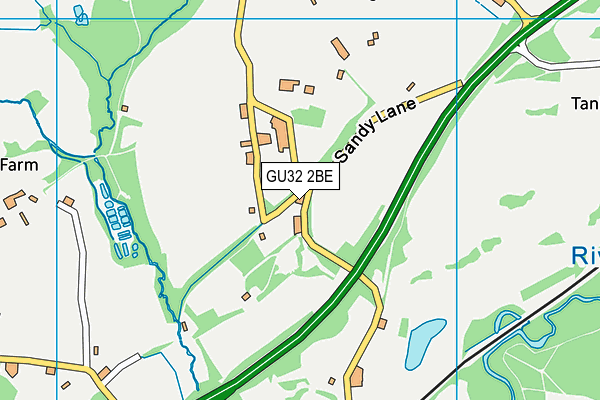 GU32 2BE map - OS VectorMap District (Ordnance Survey) GU32 2BE map - OS VectorMap District (Ordnance Survey)