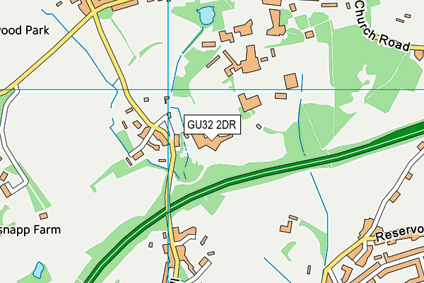 GU32 2DR map - OS VectorMap District (Ordnance Survey) GU32 2DR map - OS VectorMap District (Ordnance Survey)