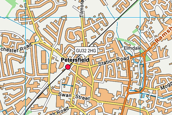GU32 2HG map - OS VectorMap District (Ordnance Survey) GU32 2HG map - OS VectorMap District (Ordnance Survey)