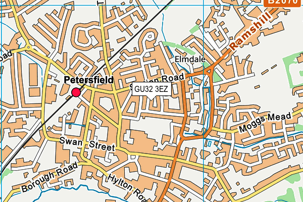 GU32 3EZ map - OS VectorMap District (Ordnance Survey)