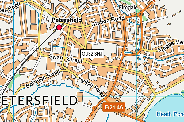 GU32 3HJ map - OS VectorMap District (Ordnance Survey) GU32 3HJ map - OS VectorMap District (Ordnance Survey)