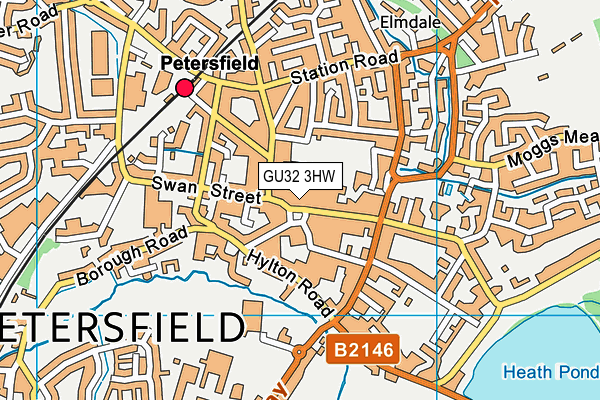GU32 3HW map - OS VectorMap District (Ordnance Survey) GU32 3HW map - OS VectorMap District (Ordnance Survey)