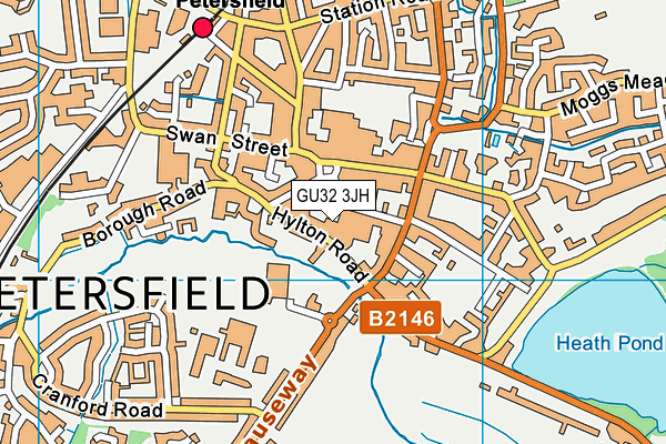 GU32 3JH map - OS VectorMap District (Ordnance Survey) GU32 3JH map - OS VectorMap District (Ordnance Survey)