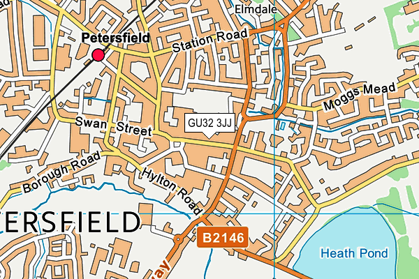 GU32 3JJ map - OS VectorMap District (Ordnance Survey) GU32 3JJ map - OS VectorMap District (Ordnance Survey)