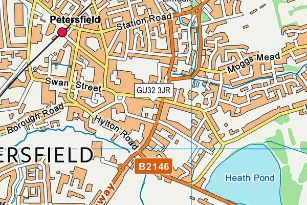 GU32 3JR map - OS VectorMap District (Ordnance Survey) GU32 3JR map - OS VectorMap District (Ordnance Survey)